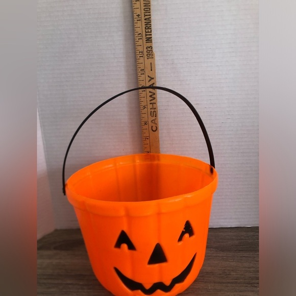 Vtg Blow Mold Halloween Bucket - Picture 8 of 12